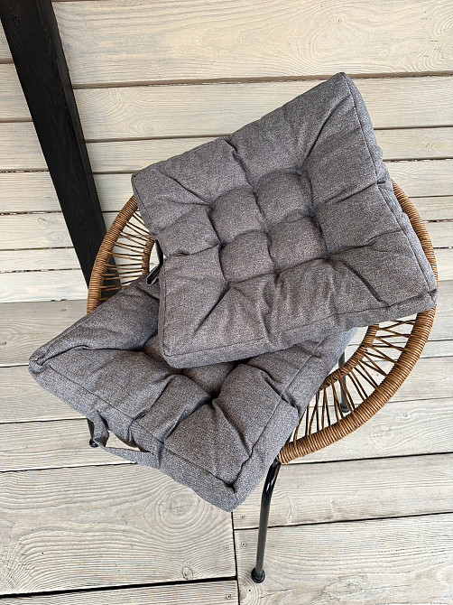 Подушка для стульев (50x50х8 см) Decorator Мальмо цвет серый 84-135 Киев - изображение 5