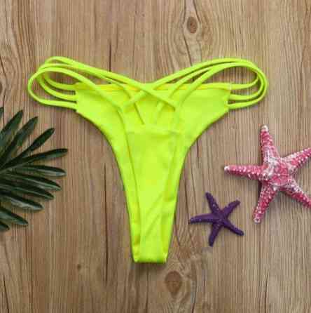 Трусики купальника стрінги салатовий Київ