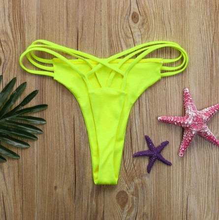 Трусики купальника стринги салатовый Киев - изображение 2