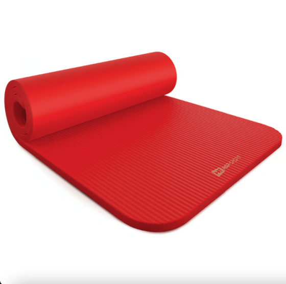 Коврик для йоги Hop-Sport HS-NB020GM NBR 2см яскраво-червоний Киев