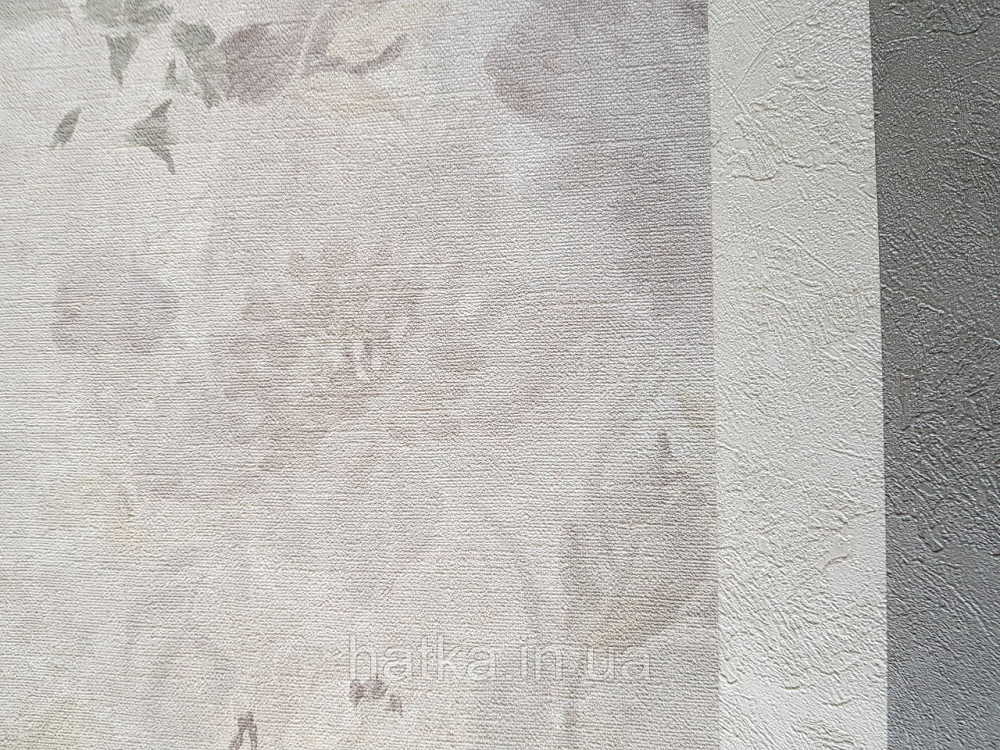 Обои виниловые на флизелине AS creation Perfect 1.06Х10 цветы серые желтые белые на сером Киев - изображение 3