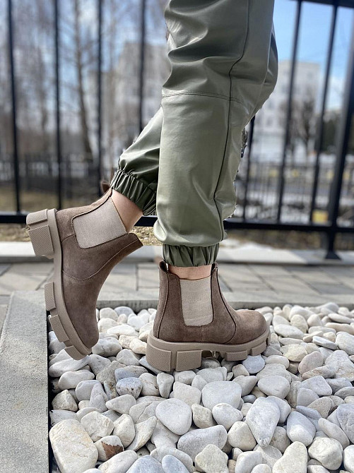 Черевики жіночі M.KRAFT капучино замша натуральна 40р. (4347) Коломыя - изображение 6