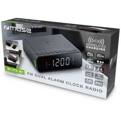 Настольные часы Muse Радіо-годинник з USB (M-175 WI) Винница
