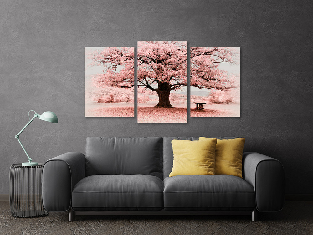 Модульная картина в гостиную / спальню Рожеве дерево  Art-732_3 Киев - изображение 3