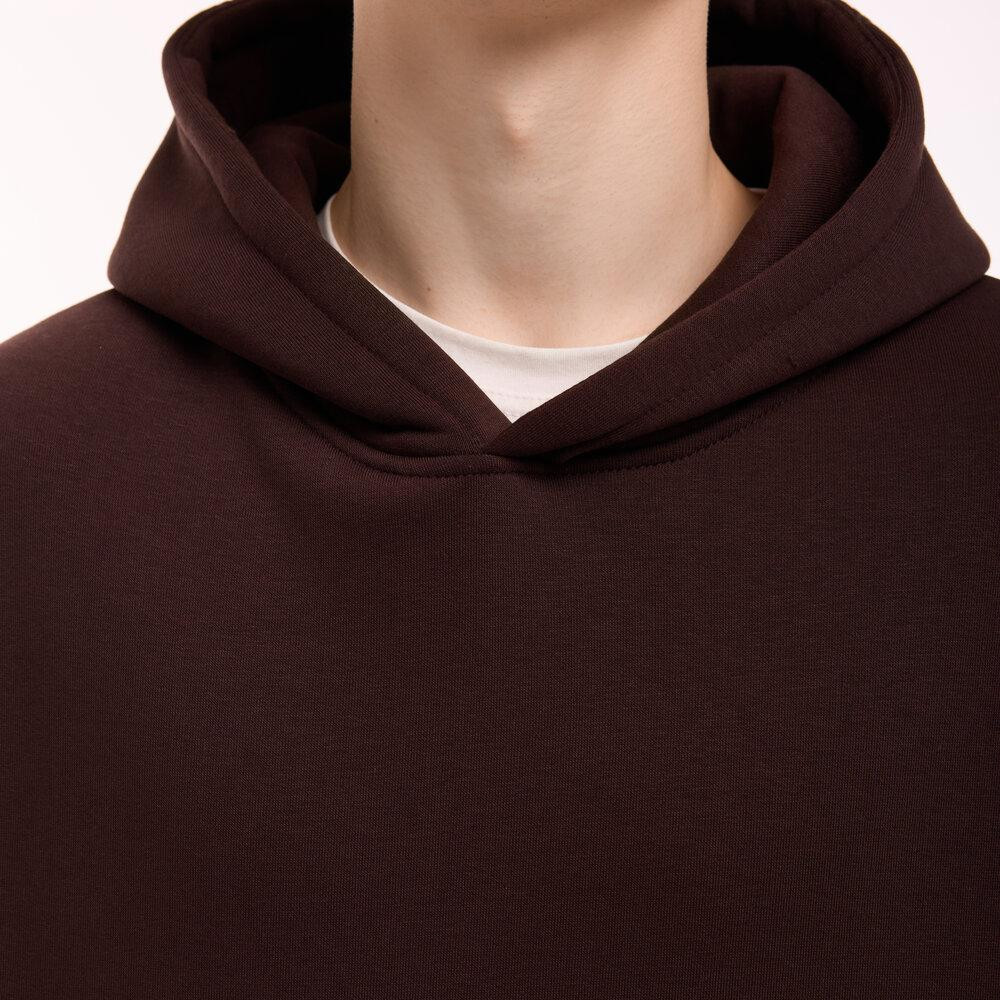 Шоколадне худі оверсайз чоловіче Pobedov Urbanist. Худі шоколадне чоловіче зима Київ - фото 7