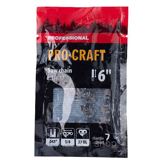 Ланцюг для ланцюгової пилки Procraft L.1/4.37 Universal 1/4" шаг 37 зв. Київ