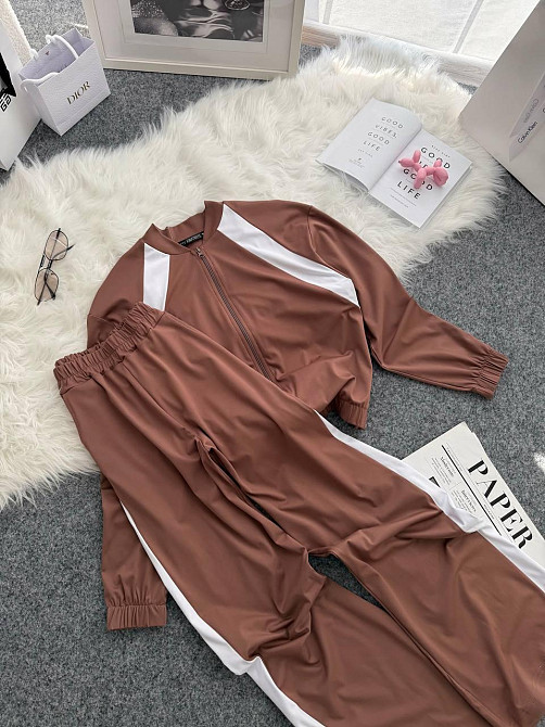 Жіночий прогулянковий костюм-двійка: кофта та штани трикотаж Моко, 42/44 Одеса - фото 5