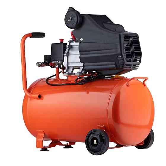 Компрессор одноцилиндровый 1.5кВт 198л/мин 8бар 50л (2 крана) GRAD (7043565) Киев