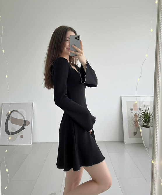 Жіноча стильна міні сукня з турецької ангори Одеса - фото 2