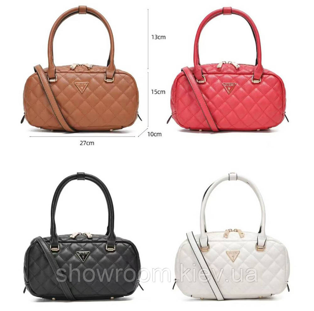 Женская сумочка бочонок Guess (94105) black Киев - изображение 6