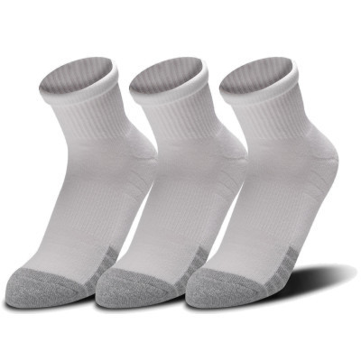Носки Under Armour 1353262-100 Heatgear Quarter 3 пари Білий LG (192811960434) Винница - изображение 1