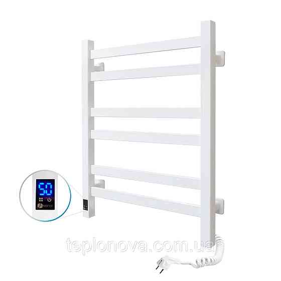 Полотенцесушитель Авангард 480х600 Sensor правый с таймером, белый Черновцы