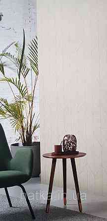 Шпалери вінілові на флізеліні Rasch Golden Hour метрові смуги фігури під мішковину кави з молоком Київ