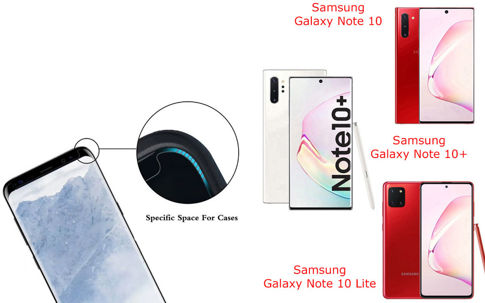 Защитное стекло HyperGlass Pro для Samsung Galaxy Note 10, Galaxy Note 10+, Galaxy Note 10 Lite – максимальная Киев - изображение 3