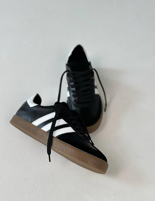 Olli Кроссовки женские OLLI черные натуральная кожа низкий ход 36-41 (T-1-21413) Коломыя - изображение 4