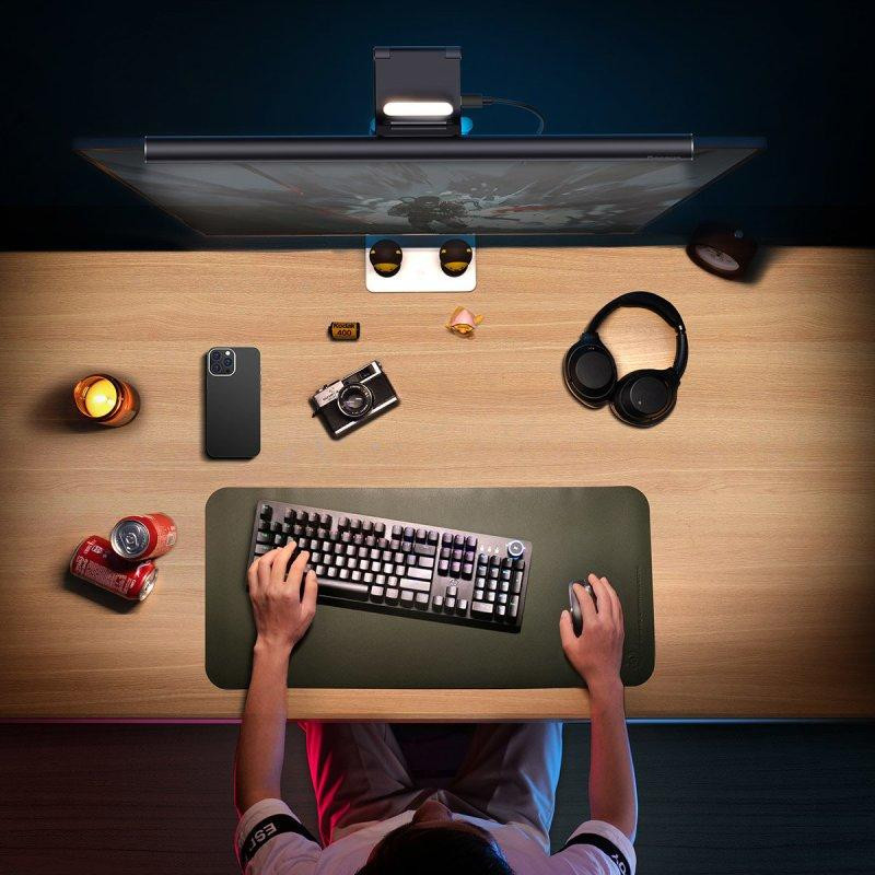 Лампа для монітора Baseus i-wok2 Series  USB Asymmetric Light Source Screen Hanging Light (Youth) Black Київ - фото 7