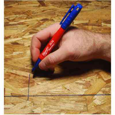 Маркер Milwaukee для стройплощадки INKZALL, тонкий синий (4932492126) Винница