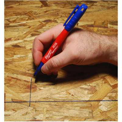 Маркер Milwaukee для стройплощадки INKZALL, тонкий синий (4932492126) Винница - изображение 4