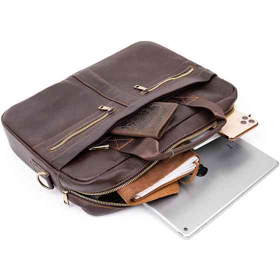 Сумка для ноутбука Коричнева (Vintage) Київ