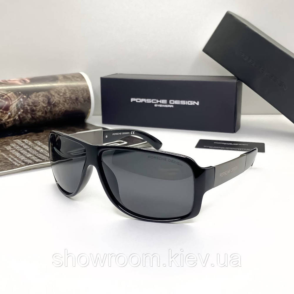 Чоловічі сонцезахисні окуляри з поляризацією Porsche Design (0975) Київ - фото 1