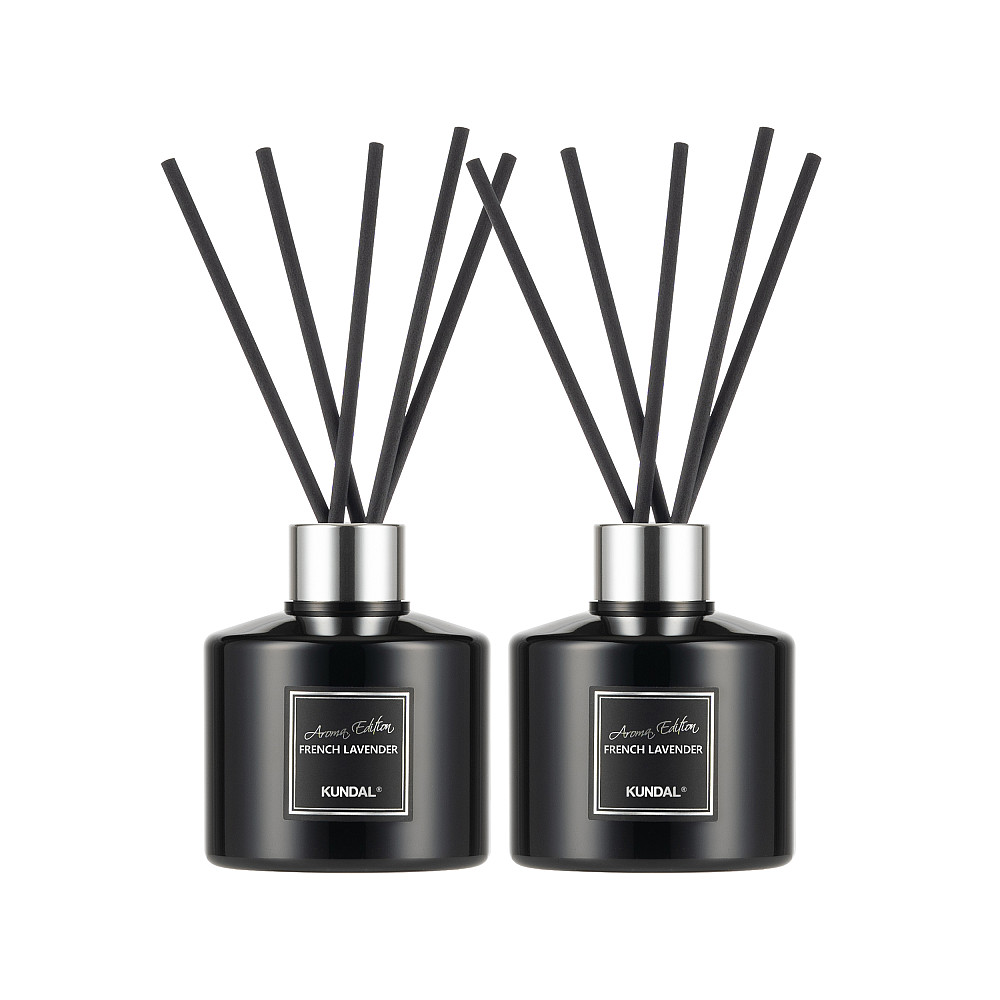 Набір аромадифузорів для дому Французьська лаванда Perfume Diffuser French Lavender Kundal 200 мл*2 шт. Київ - фото 1