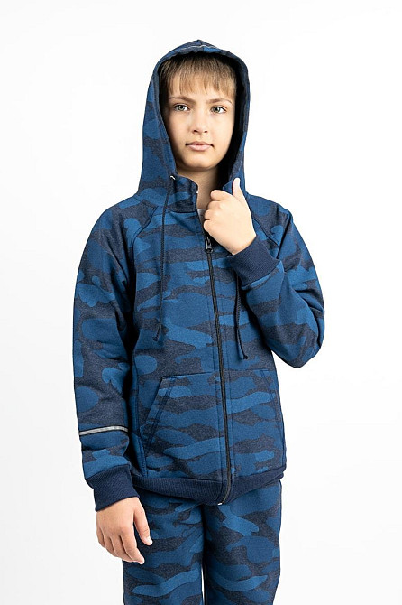 Костюм спортивний для хлопчиків, двухпредметный, темно-синій топ Крохатушка одяг Київ - фото 1