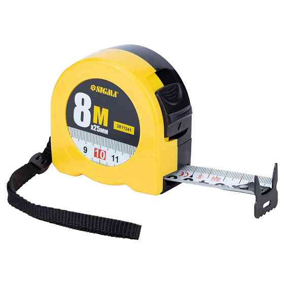 Sigma Рулетка Color 8м×25мм SIGMA (3811241) Київ
