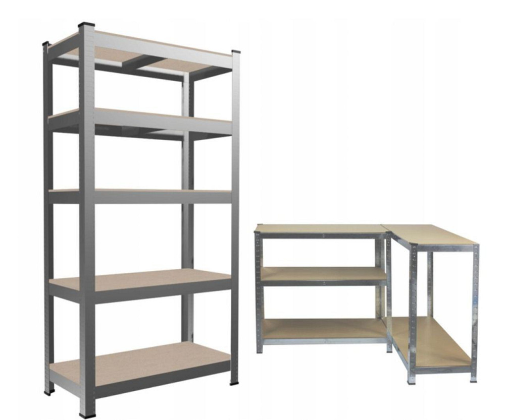 Стеллаж металлический 222x110x50, 6 полок (серый) Киев - изображение 10