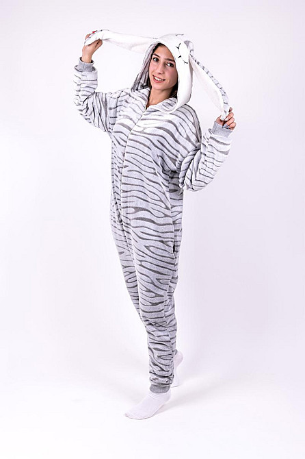 Кигуруми- комбенизон женский (Шиншила-мышка) домашний, пижама,  Украина, комбинезон на молнии домашний топ Юрма одяг Киев - изображение 2