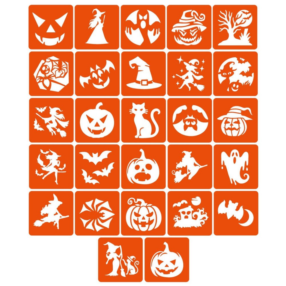 Набор трафаретов для био-тату 