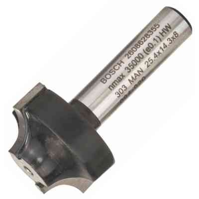 Фреза Bosch Professional профильная E, Std, S8, R6.3, D25.4, L14 (2.608.628.355) Винница