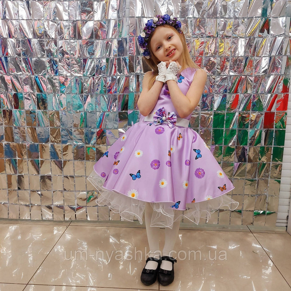 Пишне ошатне плаття з квітами для образу весни або в ретро стилі "Стиляги" Кривий Ріг - фото 5