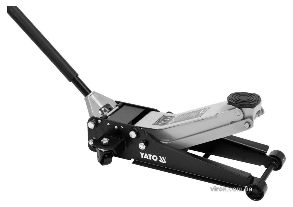 Домкрат гідравлічний підкатний низькопрофільний YATO: 2.5 т, H= 85 - 520 мм [1] Одеса - фото 1