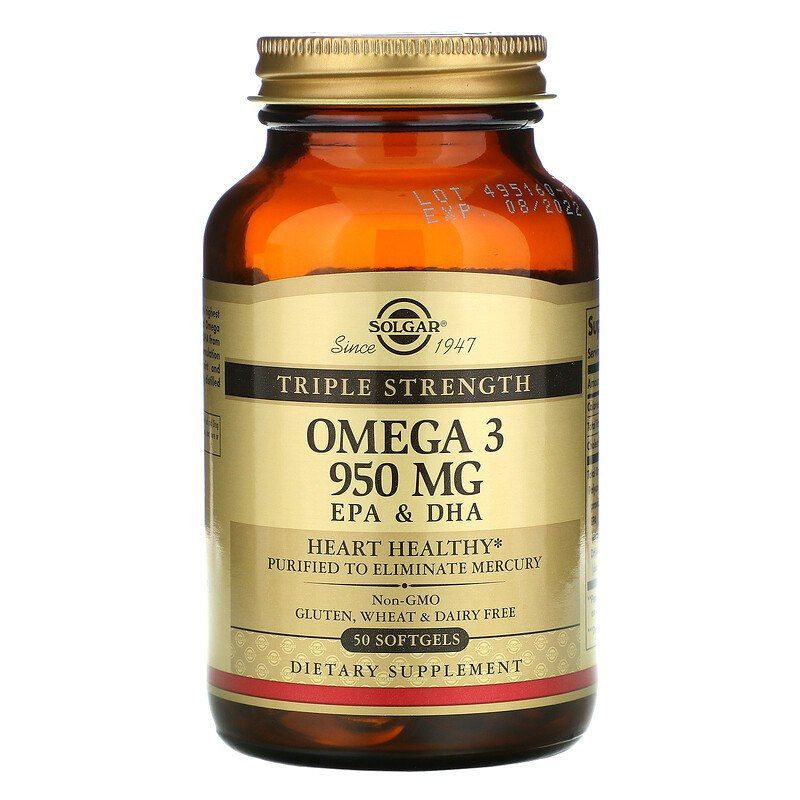 Омега-3 потрійної сили (Omega 3 Triple Strength) 950 мг 50 капсул Київ - фото 1