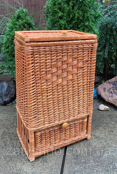 Ящик с шухлядой плетеный из лозы Киев - изображение 4