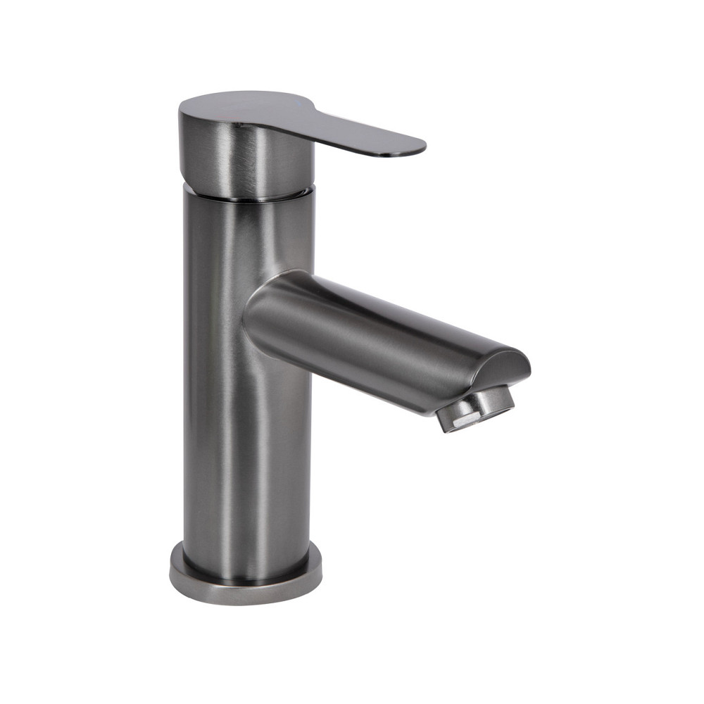 Смеситель для раковины Brinex Pure 001F низкий Gunmetal Black BRIPUR001FGRP Киев - изображение 19