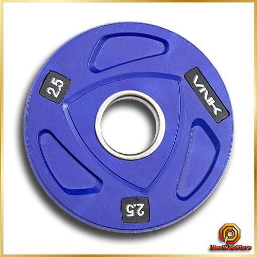 Диск для штанги VNK PRO металевий спортивний диск для силових тренувань і фітнесу 2,5 кг (1 шт) Київ - фото 1