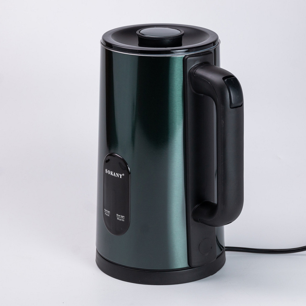 Электрический чайник Sokany SK-09019GR 3 литра Зеленый Киев - изображение 4
