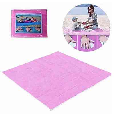 Пляжный коврик анти песок розовый Киев