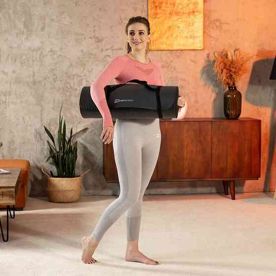 Колрик для йоги Hop-Sport HS-NB016GM NBR 1,5см черный Киев