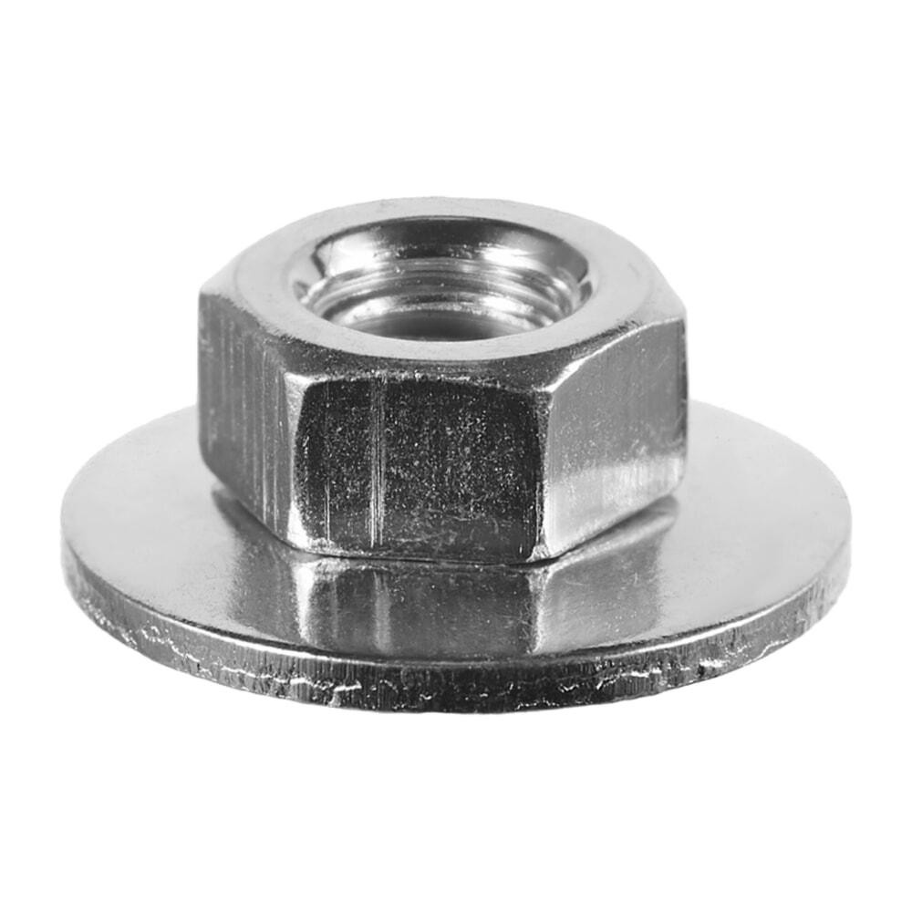 Гайки, шайби, накрутки, Гайка з фланцем Сріблястий, Метал, Розміри (мм): T-17 T1-10 M-6. Марка автомобіля: Київ - фото 1