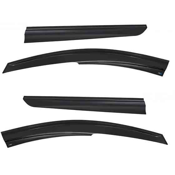 Дефлектори вікон (вітровики) Renault Duster 2010-2016, 4шт, SunPlex, на скотчі Київ