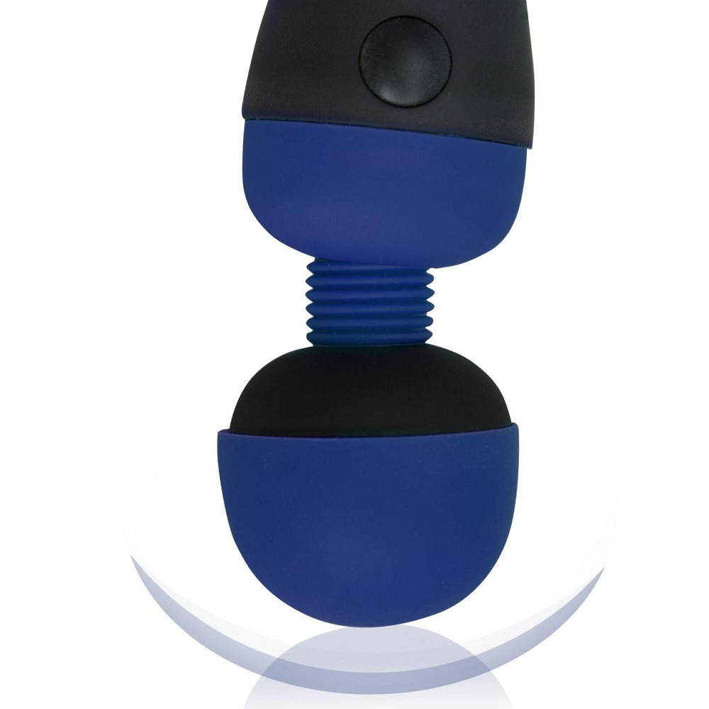 Вібромасажер PalmPower Recharge Blue, перезаряджуваний, гнучка головка, тревел-замок Sex Aura Київ - фото 4
