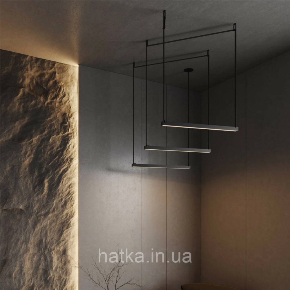 Дизайнерские подвесные треки - трансформеры Черный VALESO Композиция-8 Киев - изображение 1