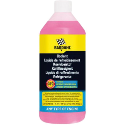 Антифриз BARDAHL G12+ (-35) LIQUIDE DE REFROIDISSEMENT ROUGE червоний 1л (8511) Вінниця - фото 1