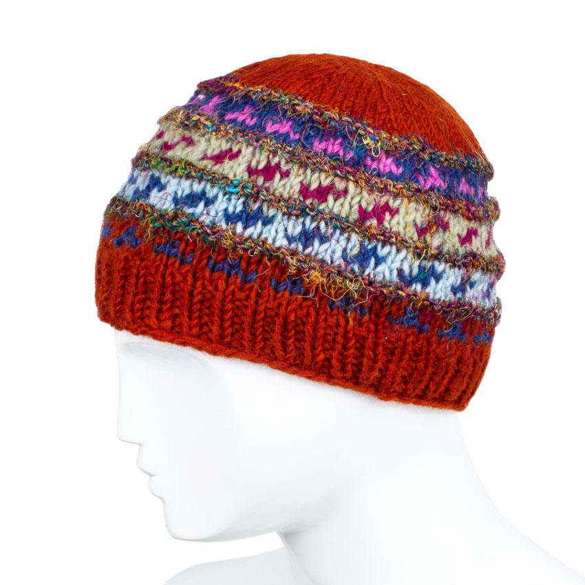 В'язана шапка жіноча з вовни Київ - фото 1