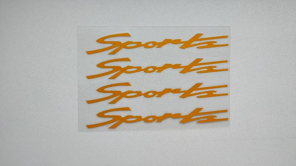 Наклейки на ручки, диски авто 13.4 см Спорт светоотражающая Тюнинг авто. Київ - фото 1