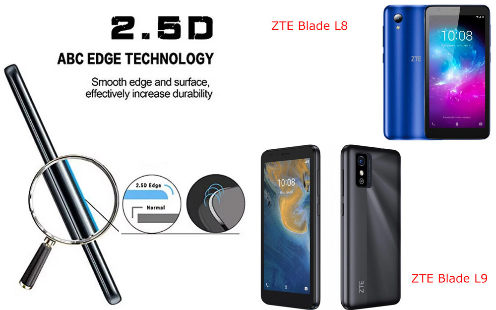 Защитное стекло ArmorGlass для ZTE Blade L8, ZTE Blade L9 – устойчивое к царапинам и ударам Киев - изображение 2