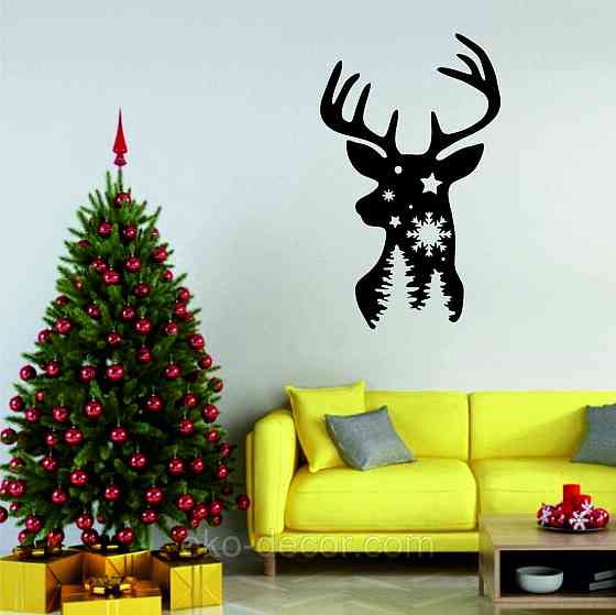 Декоративное настенное Панно «Олень», Декор на стену Киев