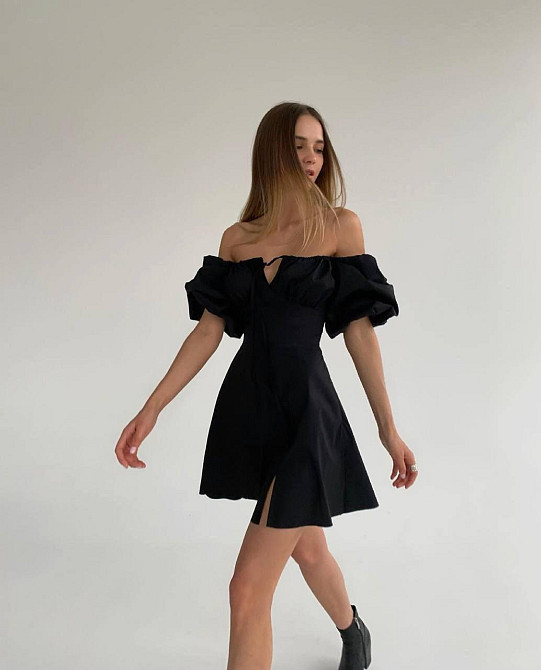 Жіноча легка романтична міні сукня з бавовни Одеса - фото 2